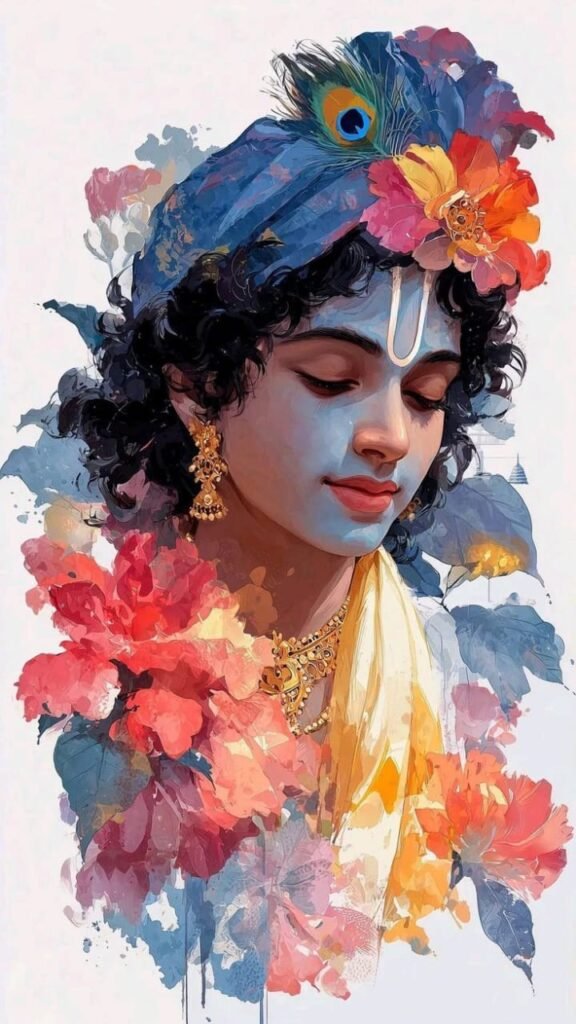 Lord krishna Mobile wallpaper