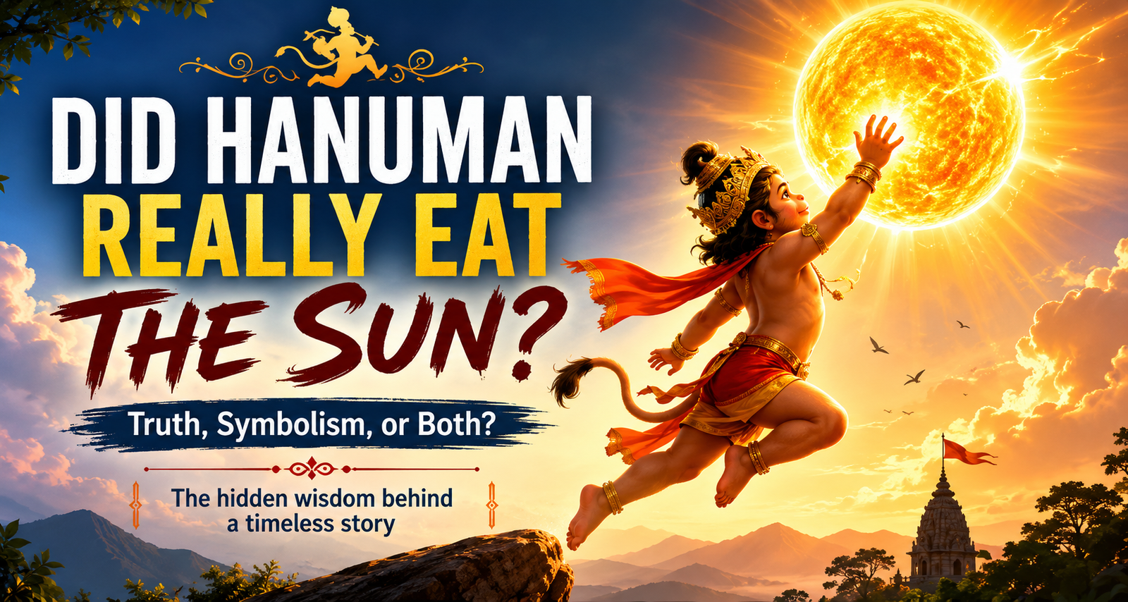 Did Hanuman Really Eat the Sun? Truth or Symbolism?